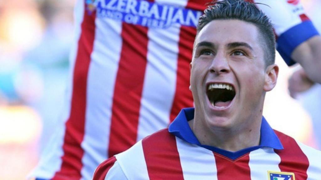 Giménez, con el Atleti. Foto: atleticodemadrid.com