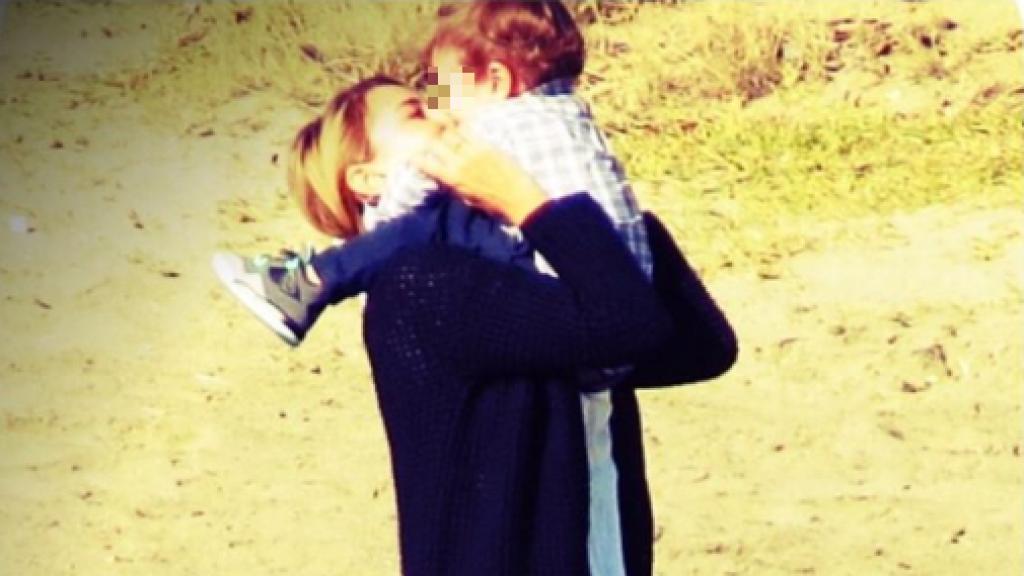 Alba Carrillo junto al pequeño Lucas en una publicación de Instagram.