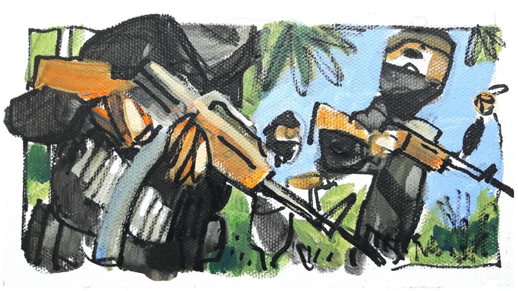 Los yihadistas mataron a cinco personas en su ataque.