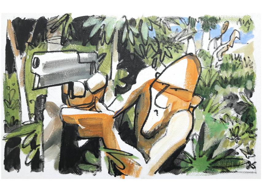 Miguel Ángel Franco se sirvió de una pistola para repeler el ataque.