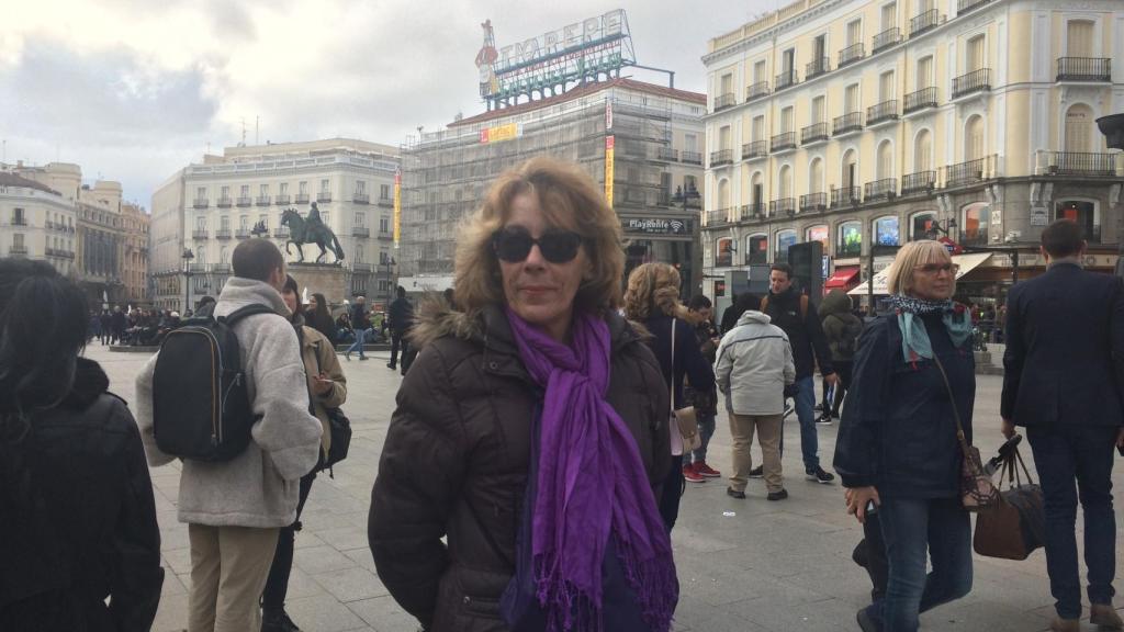 María Dolores Aranda, parada y viuda.