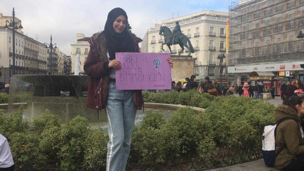 Salma Bankacem, estudiante