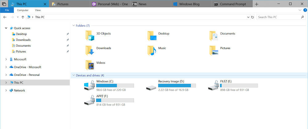 windows sets pestañas 2