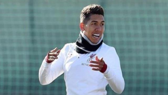 Roberto FIrmino durante un entrenamiento. Imagen: Instagram (@roberto_firmino)