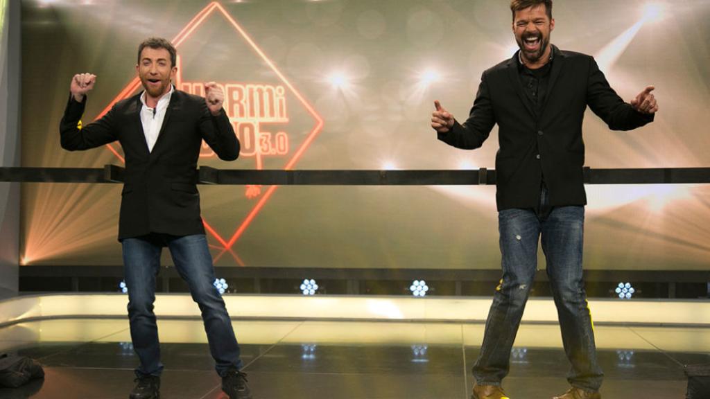 Ricky Martin con Pablo Motos.