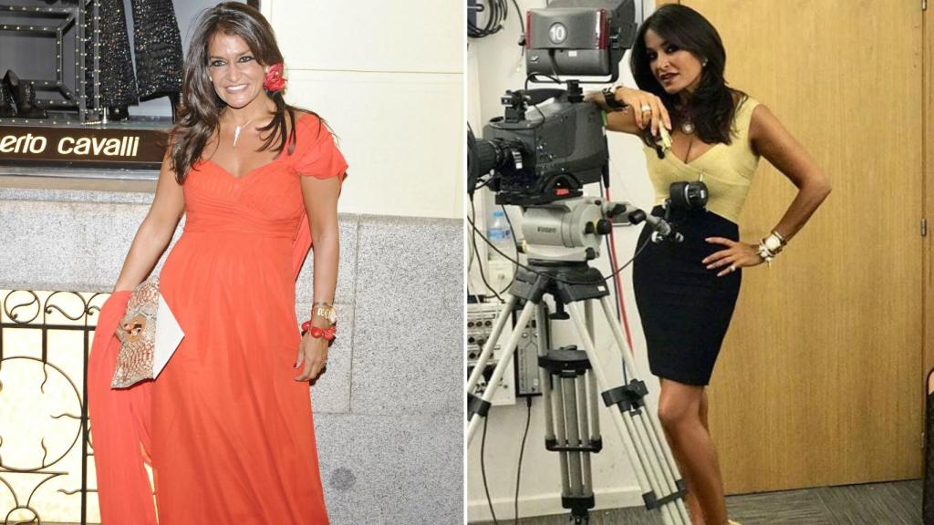 Aída, antes y después.