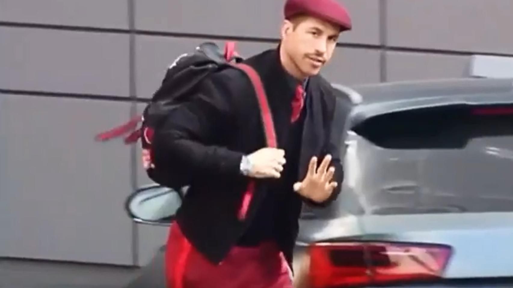 Sergio Ramos se viste de Ertzaintza.