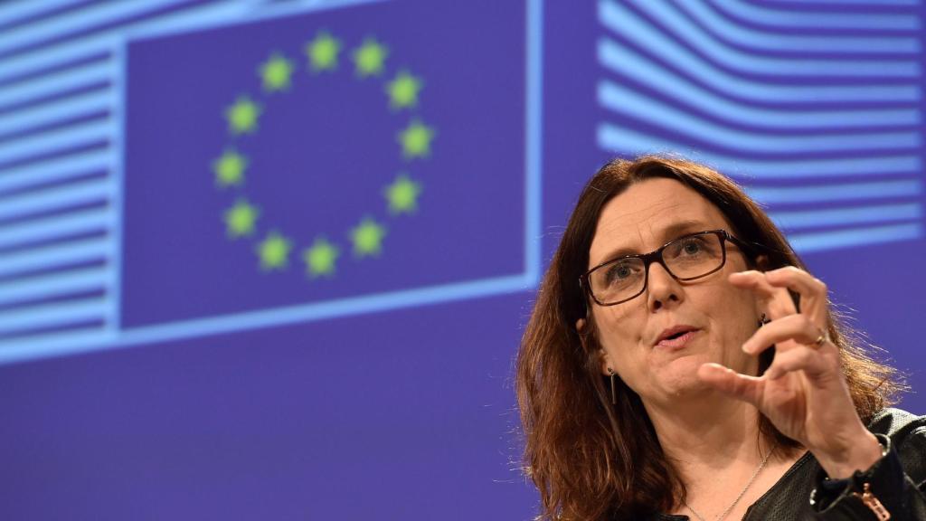 La comisaria de Comercio, Cecilia Malmström