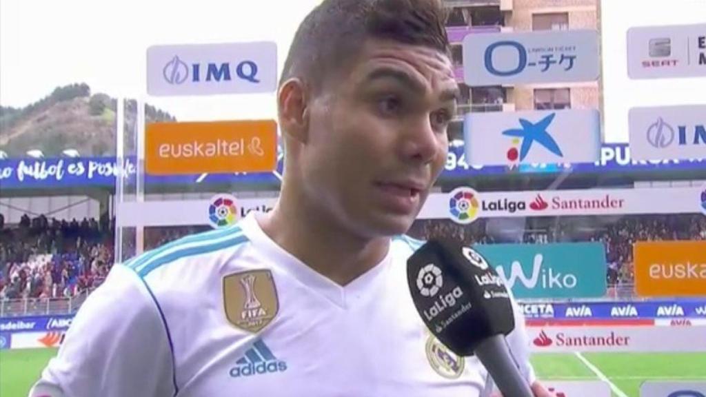 Casemiro habla tras el partido