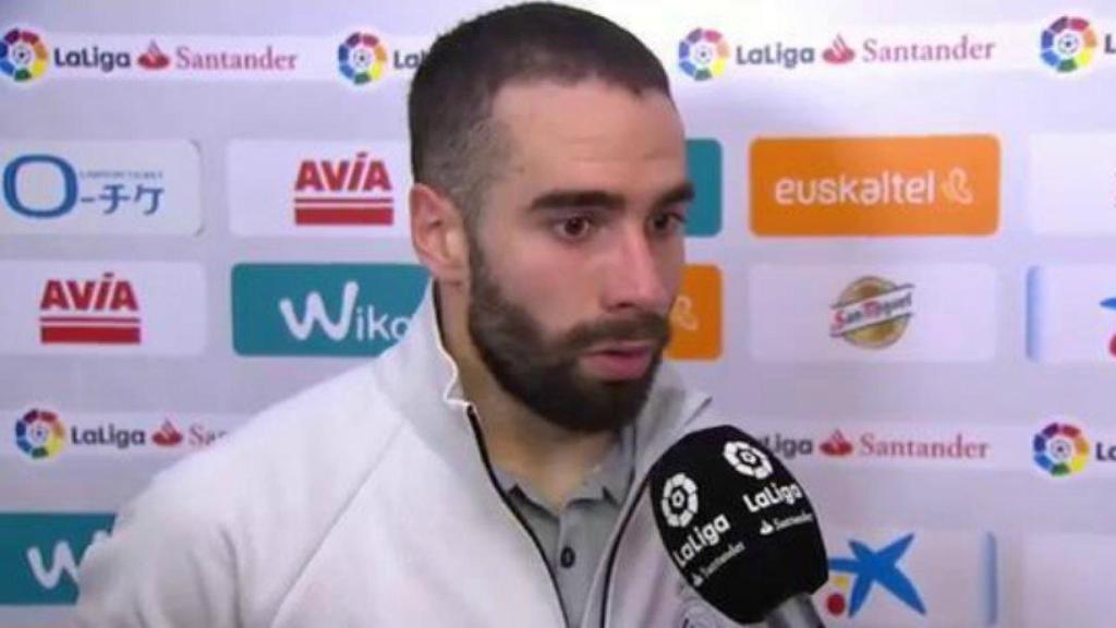 Carvajal en zona mixta