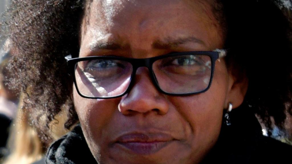 Ana Julia, durante una de las manifestaciones en favor del pequeño Gabriel.