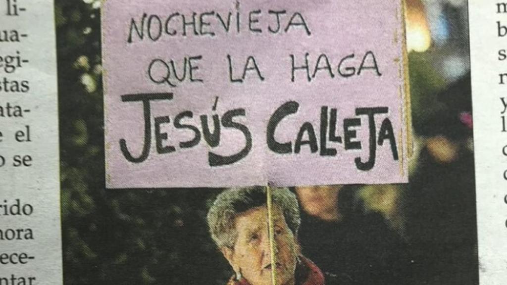 jesus calleja pancarta