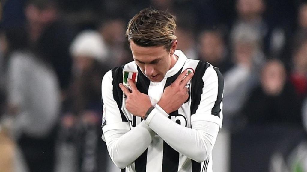 Bernardeschi, con la Juventus de Turín. Foto: Juventus.com