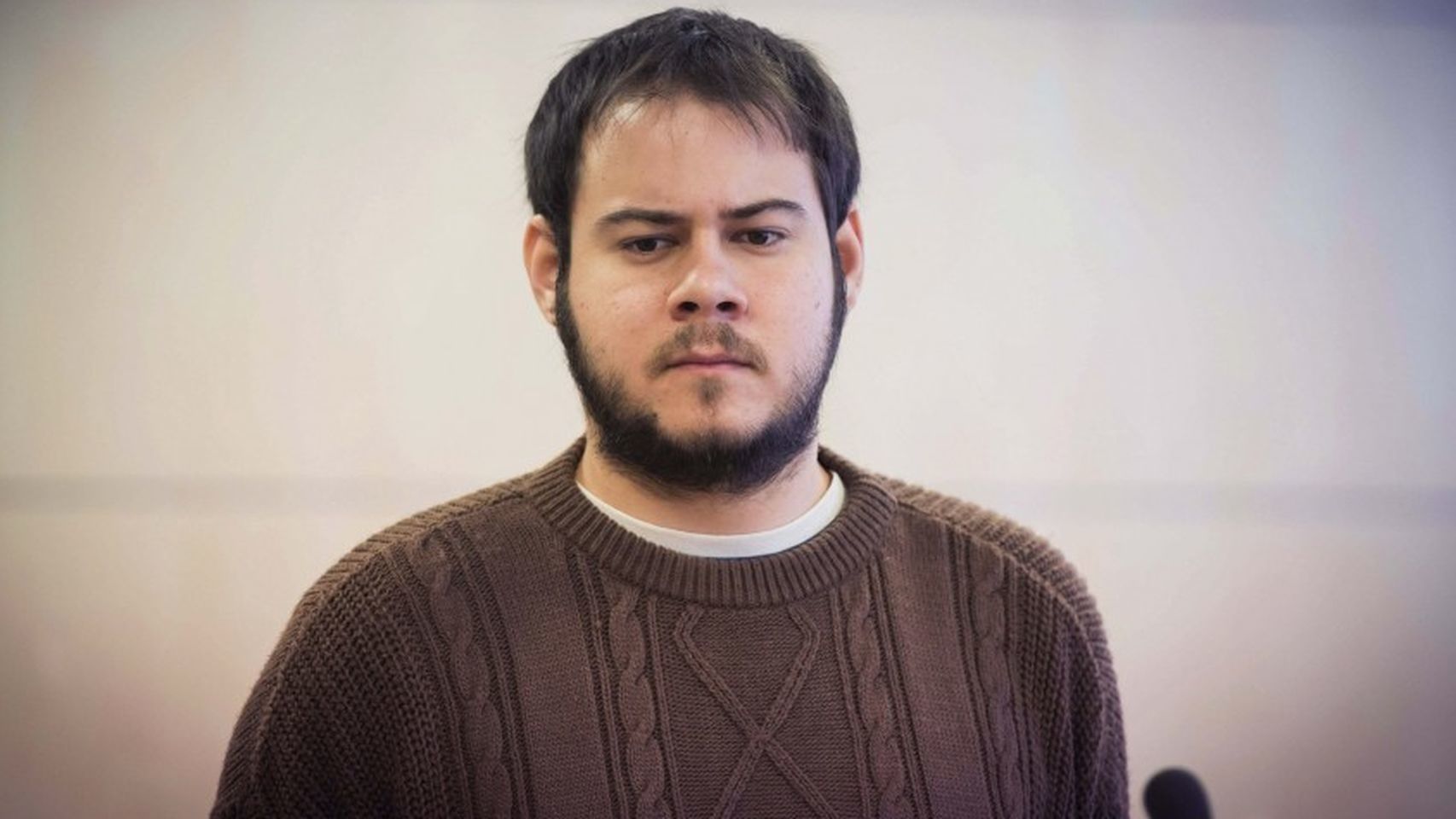 El rapero Pablo Hasel en la Audiencia Nacional.