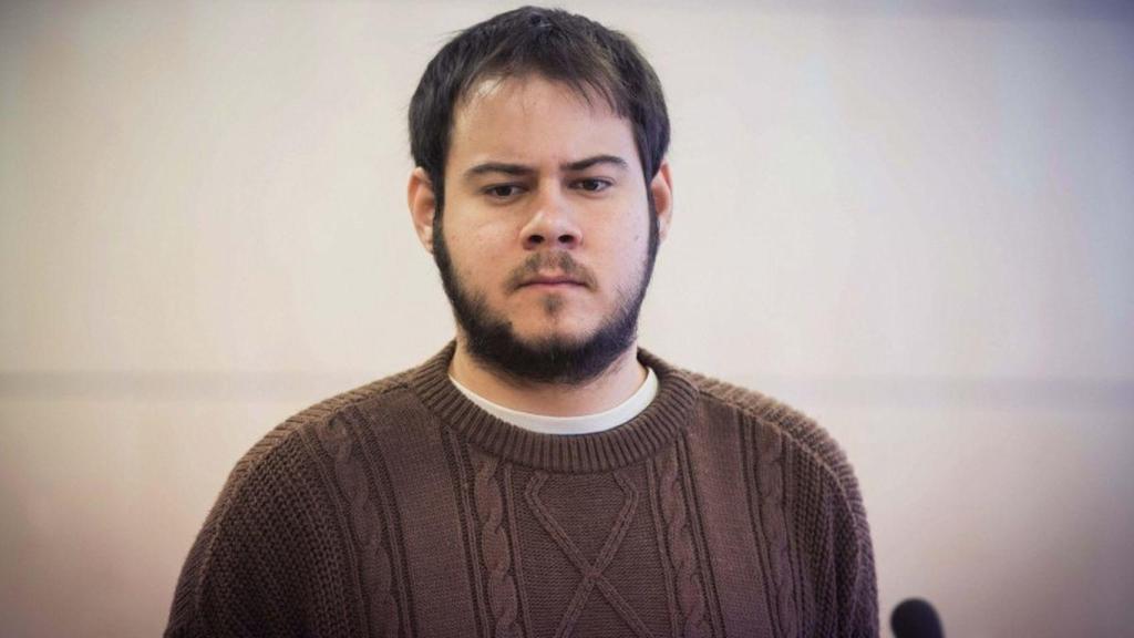 El rapero Pablo Hasel en la Audiencia Nacional.