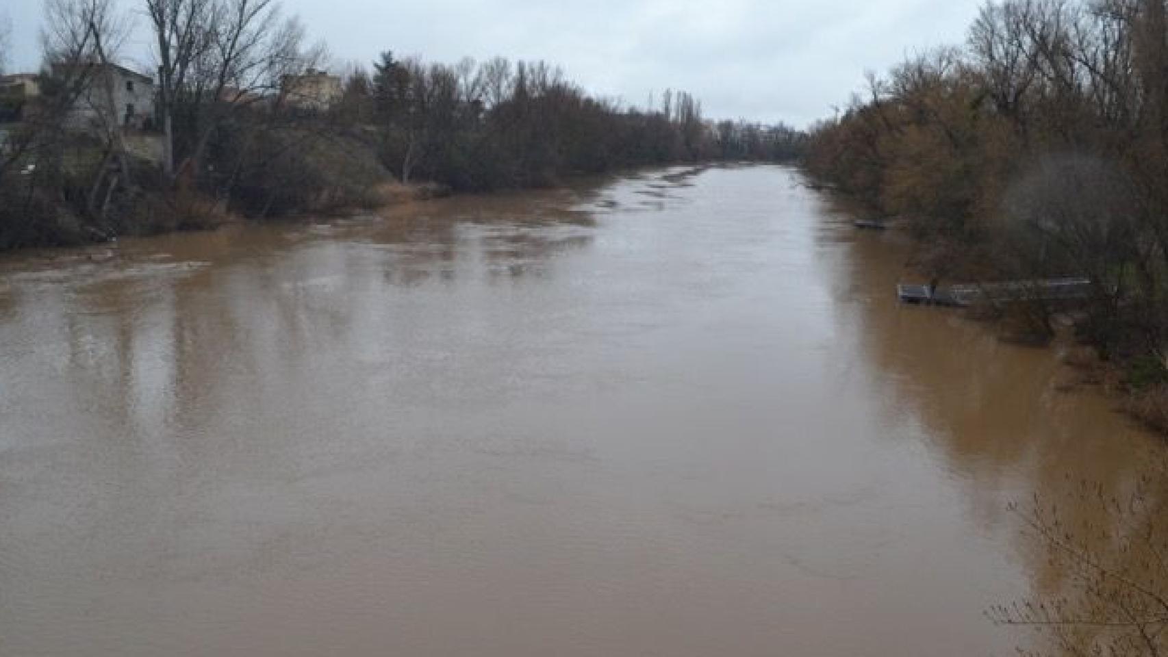 Imagen del río Pisuerga en Valladolid