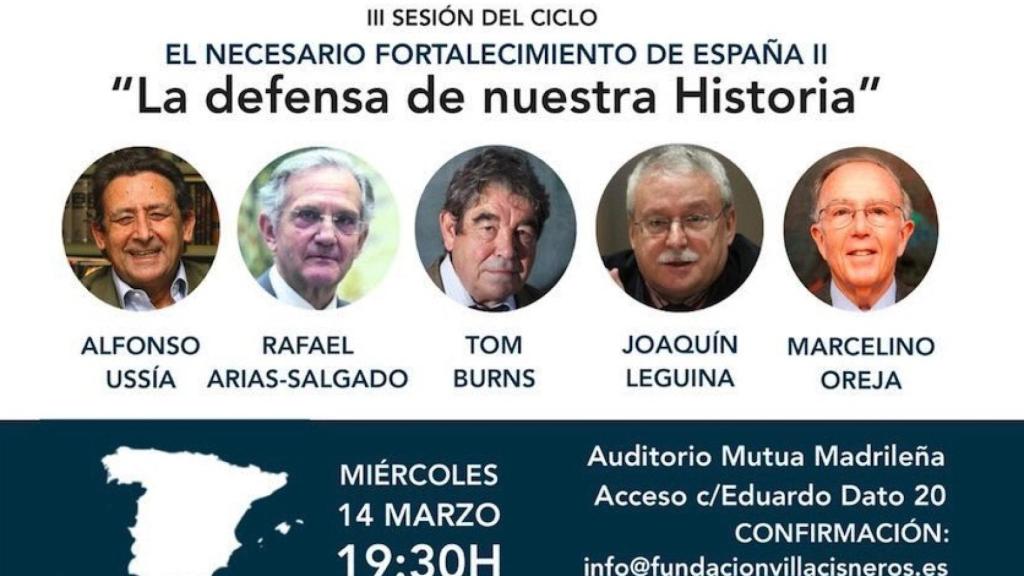 Ussía, Arias-Salgado, Burns, Leguina y Oreja, entre los firmantes.