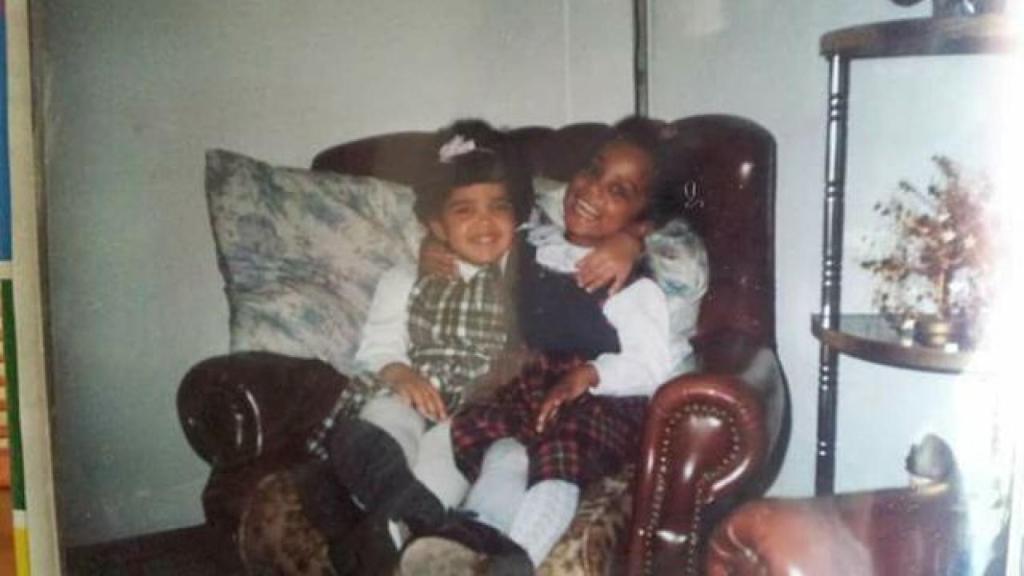 Las dos hijas de Ana Julia de pequeñas. A la izquierda, Judith; a la derecha, Ridelca.