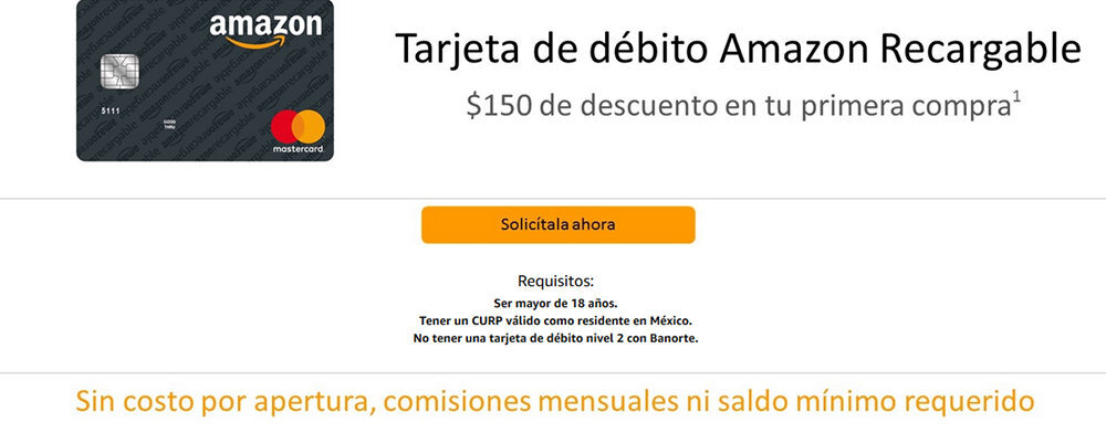 amazon tarjeta debito 1