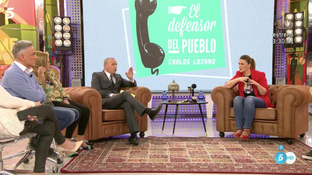 Carlos Lozano se enfrenta a Belén Esteban: Si hablamos de fiesta no sabemos quién ha salido más