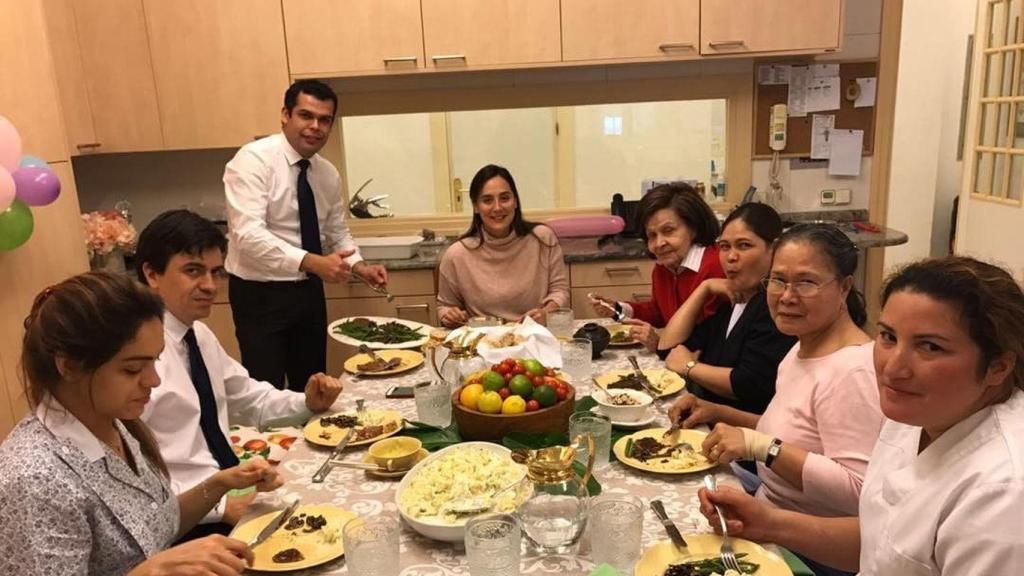 La 'celebrity' en la celebración de su cumpleaños.