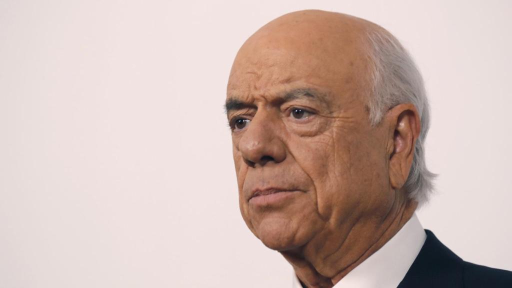 Francisco González, presidente de BBVA, durante la Junta de Accionistas 2018.