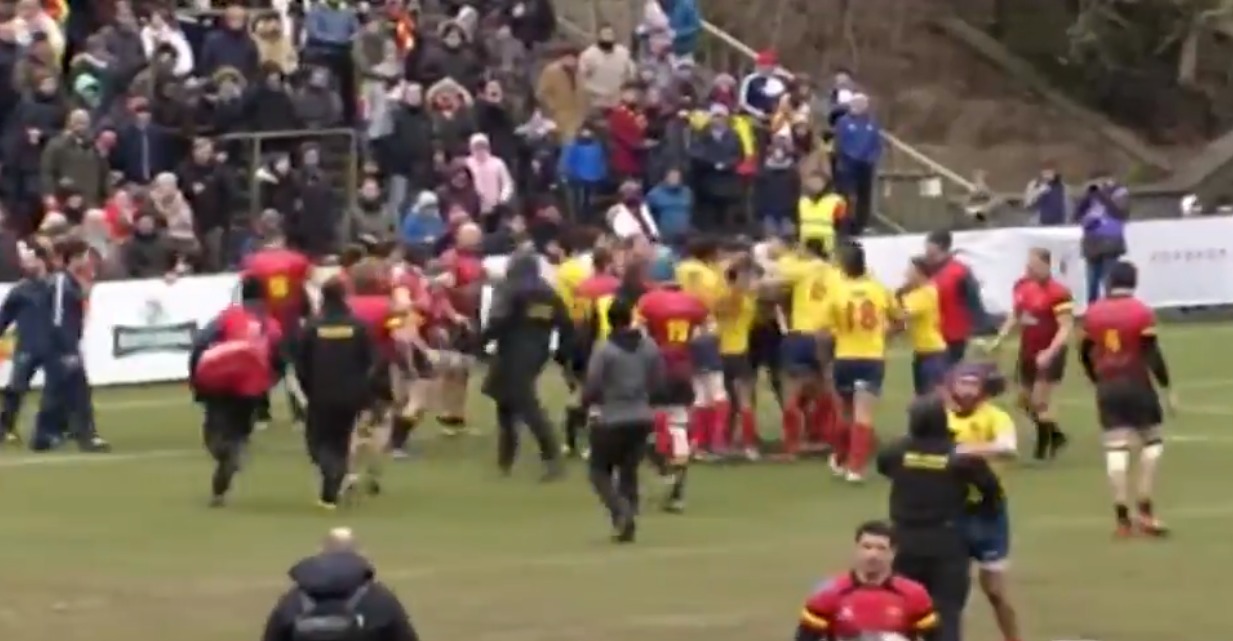 La polémica derrota de la selección española de rugby acaba en tangana