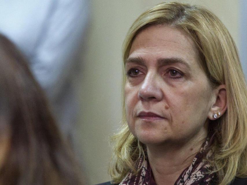 La Infanta Cristina en el banquillo.  Gtres.