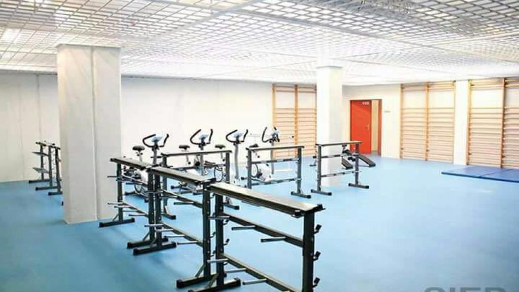 Una de las salas de ejercicio del penal archidonés.