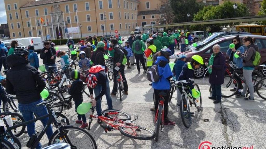 bicicletada escuela educacion publica valladolid 2