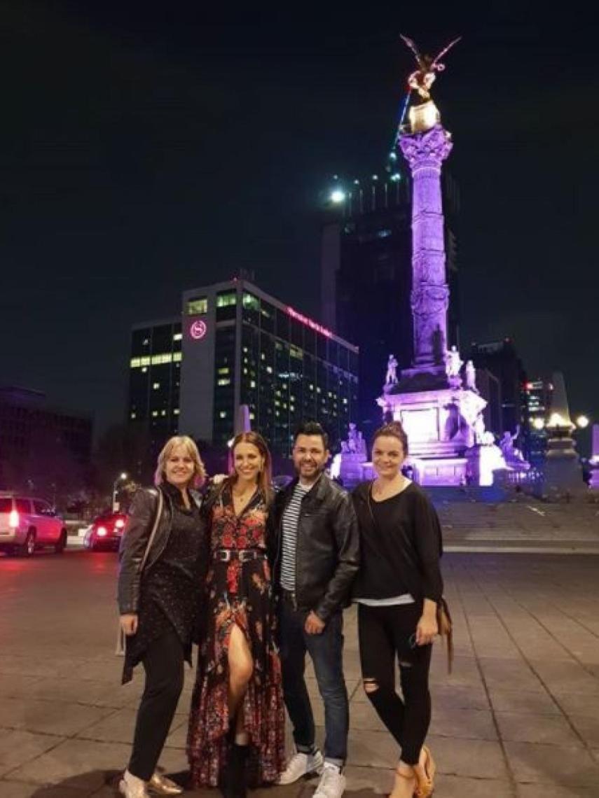 Paula, a su llegada a México.