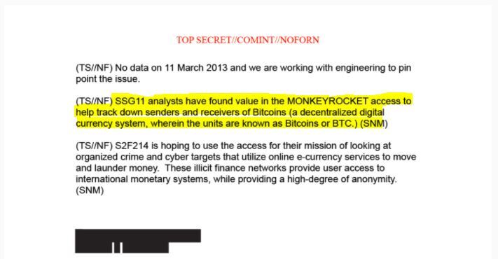 bitcoin documento interno nsa