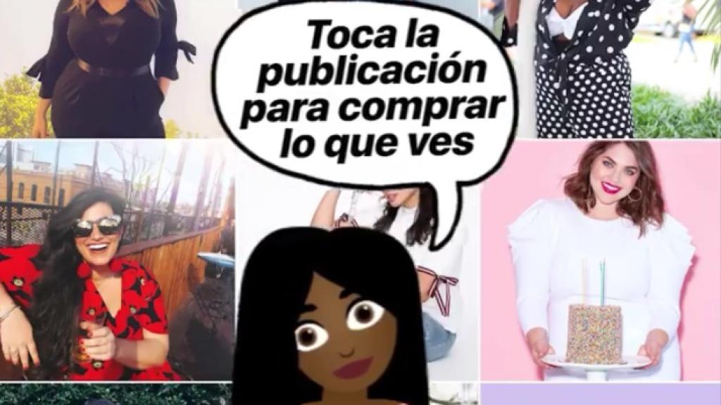 Parte del anuncio de Instagram.