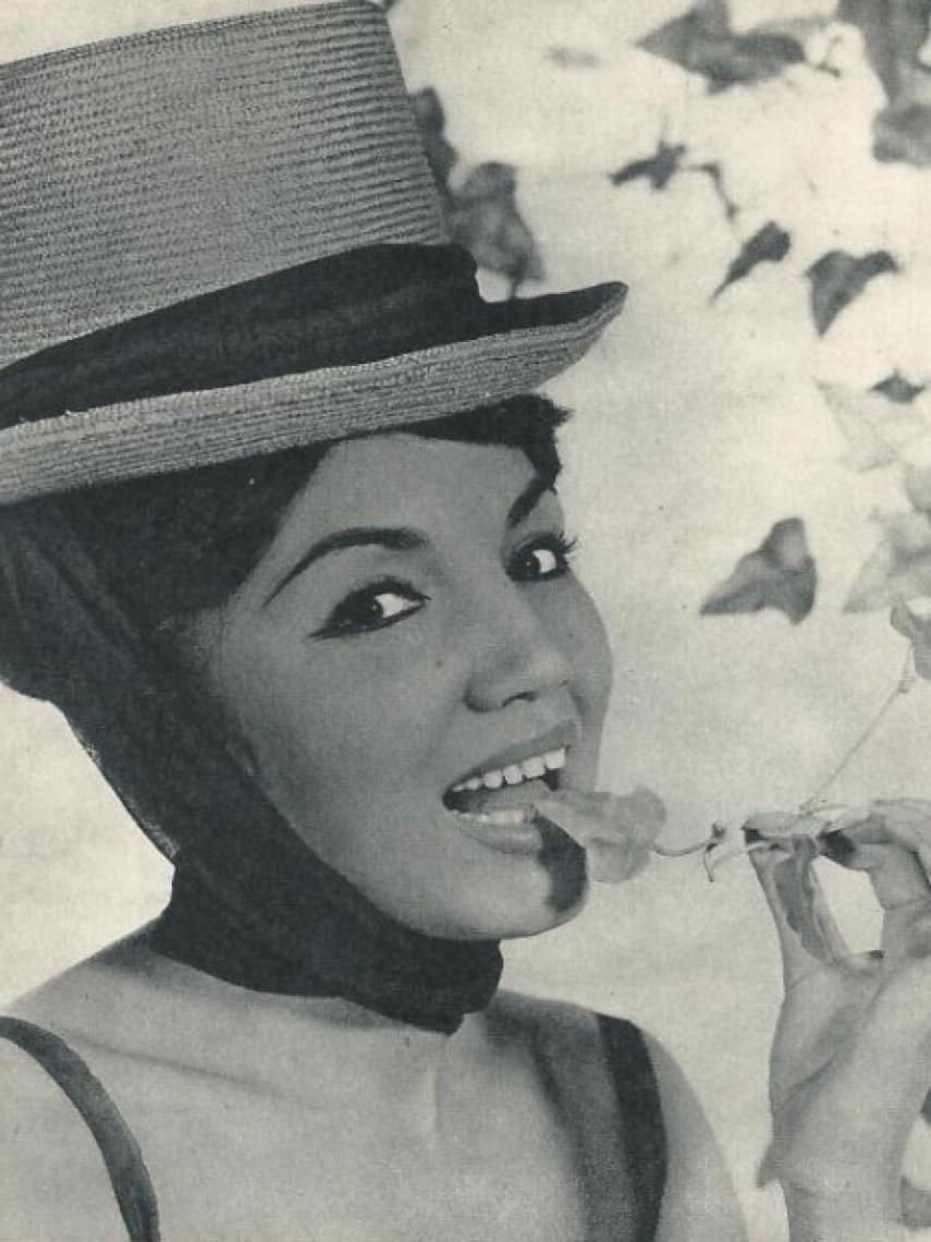 Franciska en una foto para su disco.