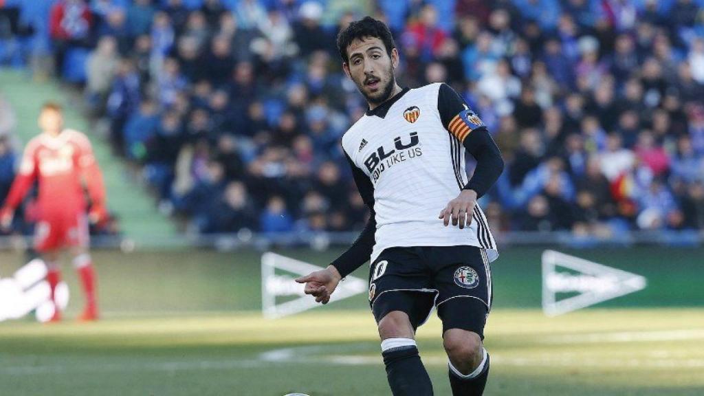 Parejo con el Valencia enfrentándose al Getafe. Foto: Twitter (@valenciacf)