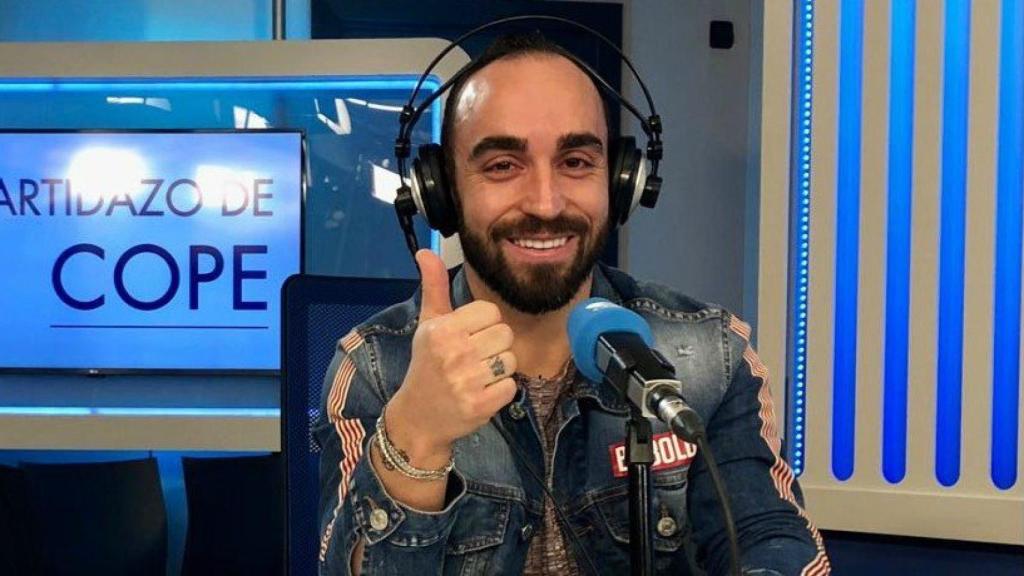 Ricardinho, en El Partidazo de la Cadena COPE. Foto: Twitter (@partidazocope)