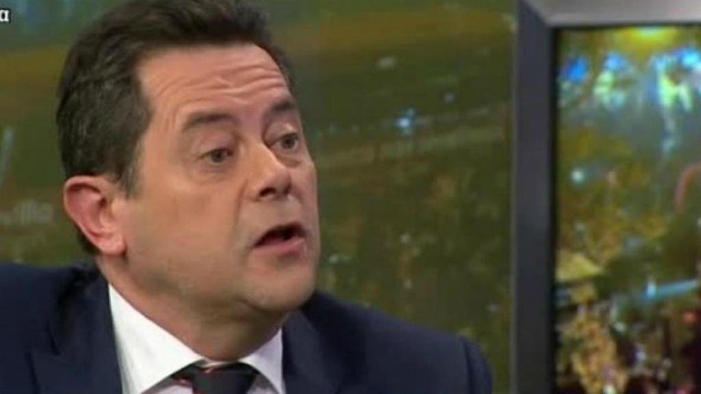 Tomás Roncero, en El Chiringuito. Foto: Twitter (@elchiringuitotv)