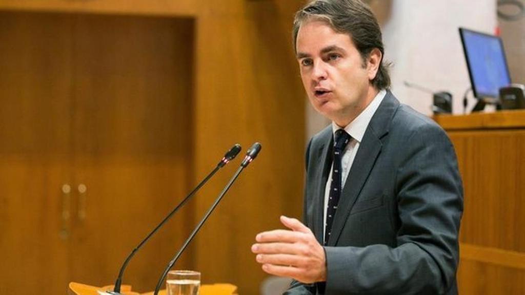 Roberto Bermúdez de Castro, en el Senado.