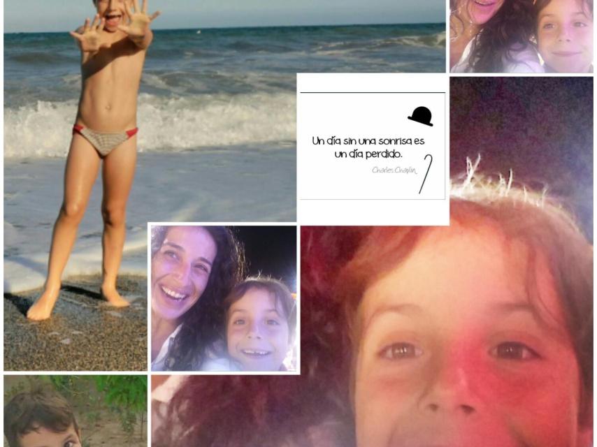 Felicitación de las pasadas navidades difundida por los padres del menor