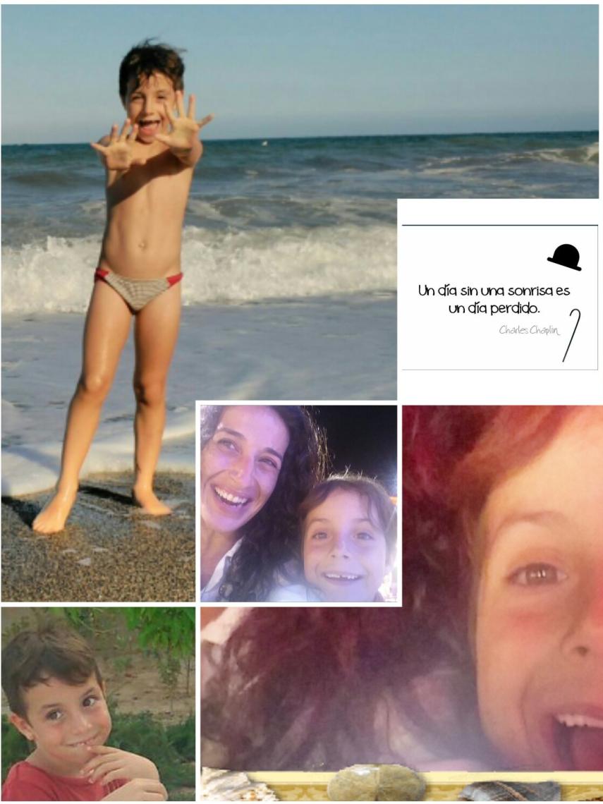 Felicitación de las pasadas navidades difundida por los padres del menor