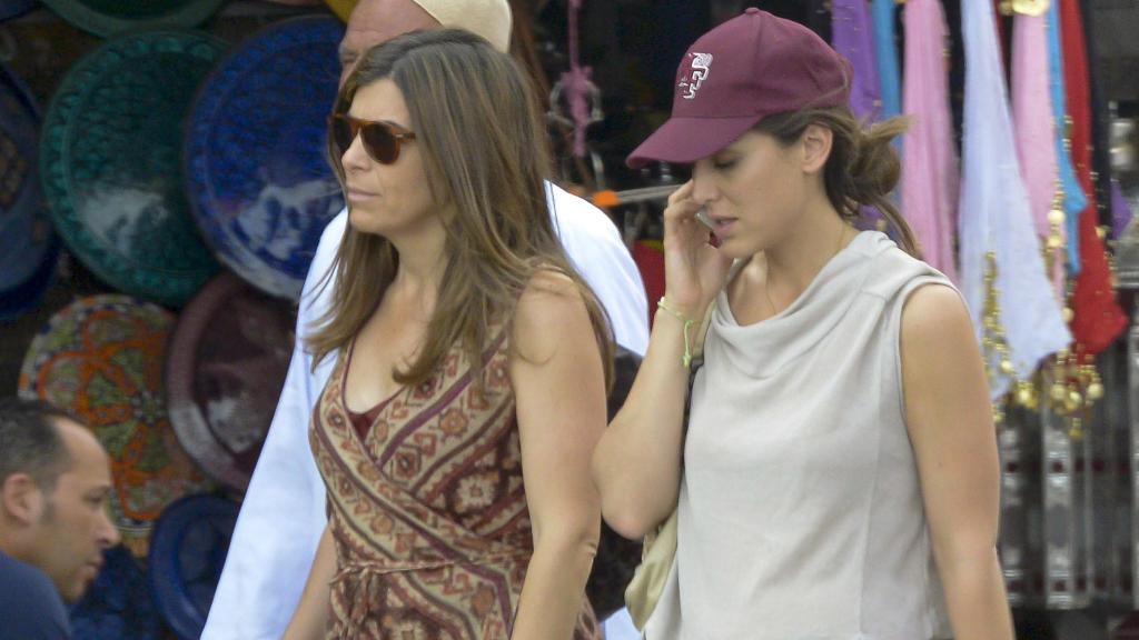 Xandra y Tamara en un viaje en Marruecos.