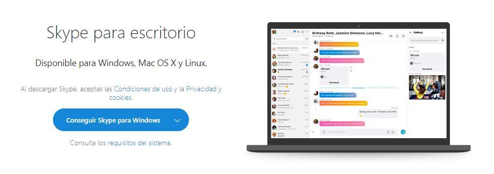descargar skype clasico