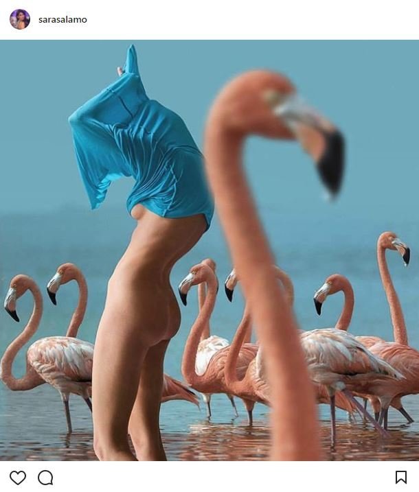 Sara Sálamo en Instagram