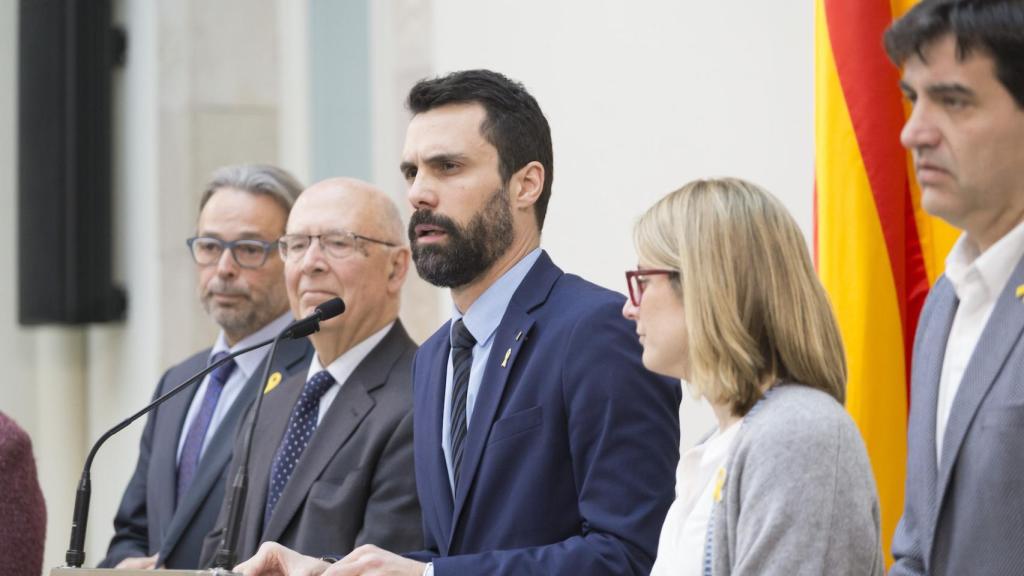 Torrent, este sábado junto a referentes y portavoces independentistas en el Parlament.