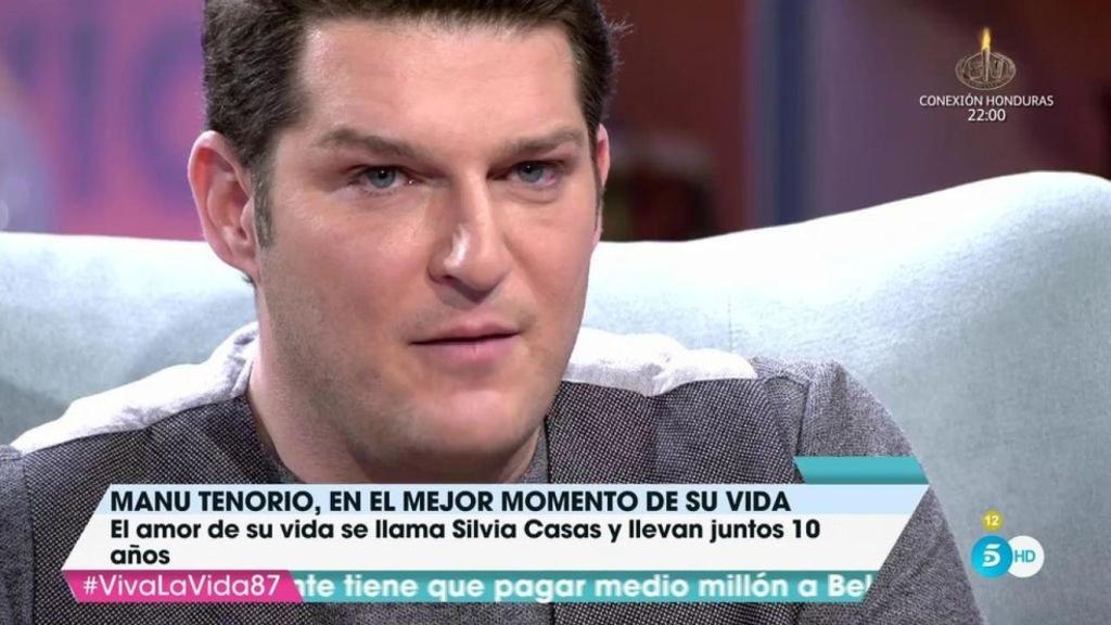 El cantante en 'Viva la vida'.