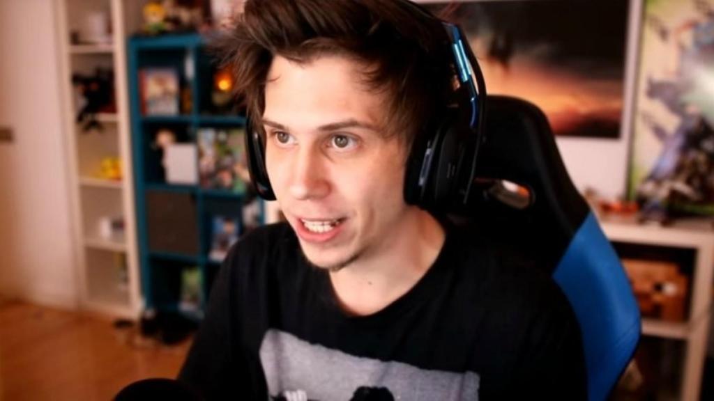 ElRubius, durante la retransmisión del directo