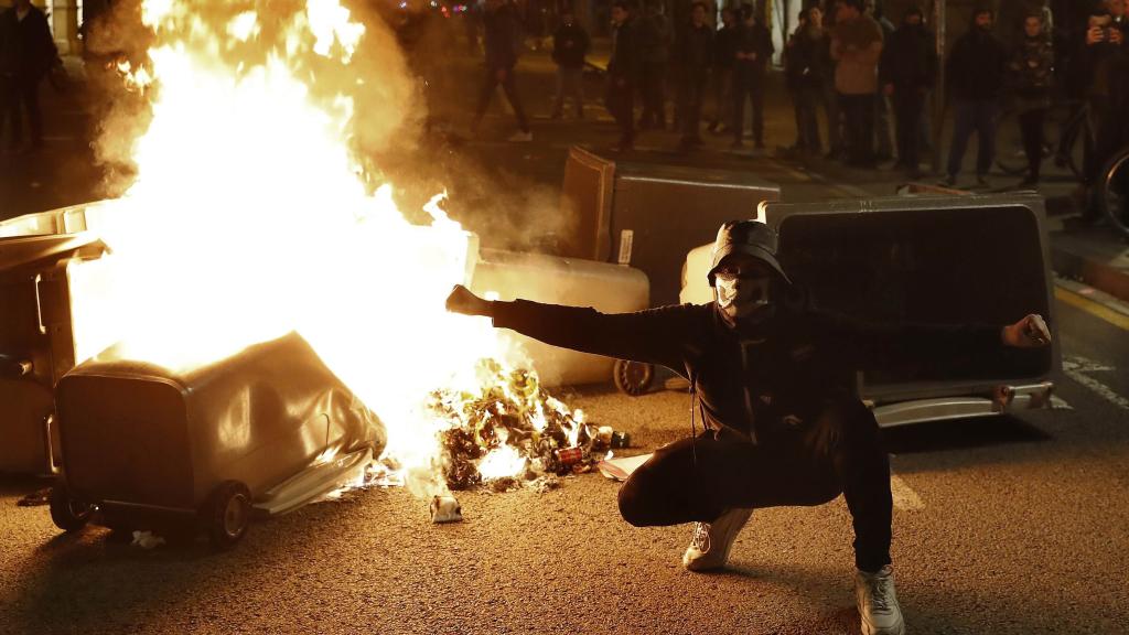 ALTERCADOS MANIFESTACIÓN BARCELONA
