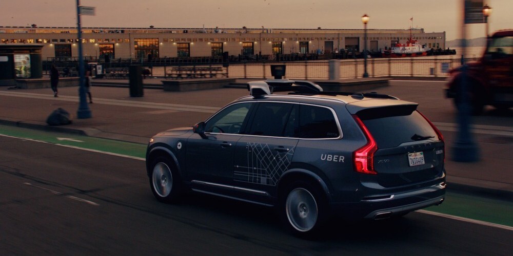 uber volvo xc90 coche autonomo