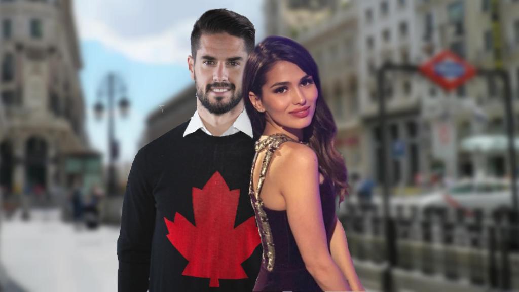 Sara Sálamo e Isco Alarcón en un montaje.