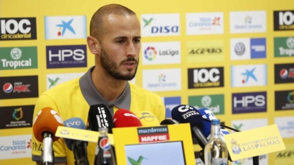 Gálvez, en rueda de prensa. Foto. Twitter (@UDL_Oficial)